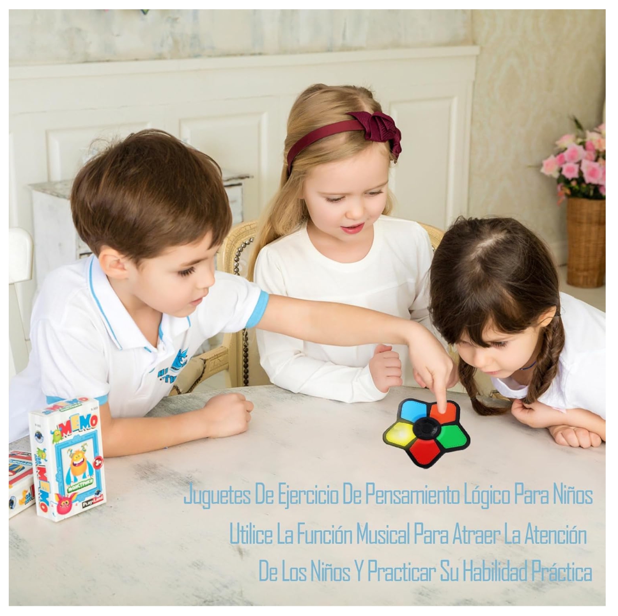 juego de memoria luz sonido niños adulto